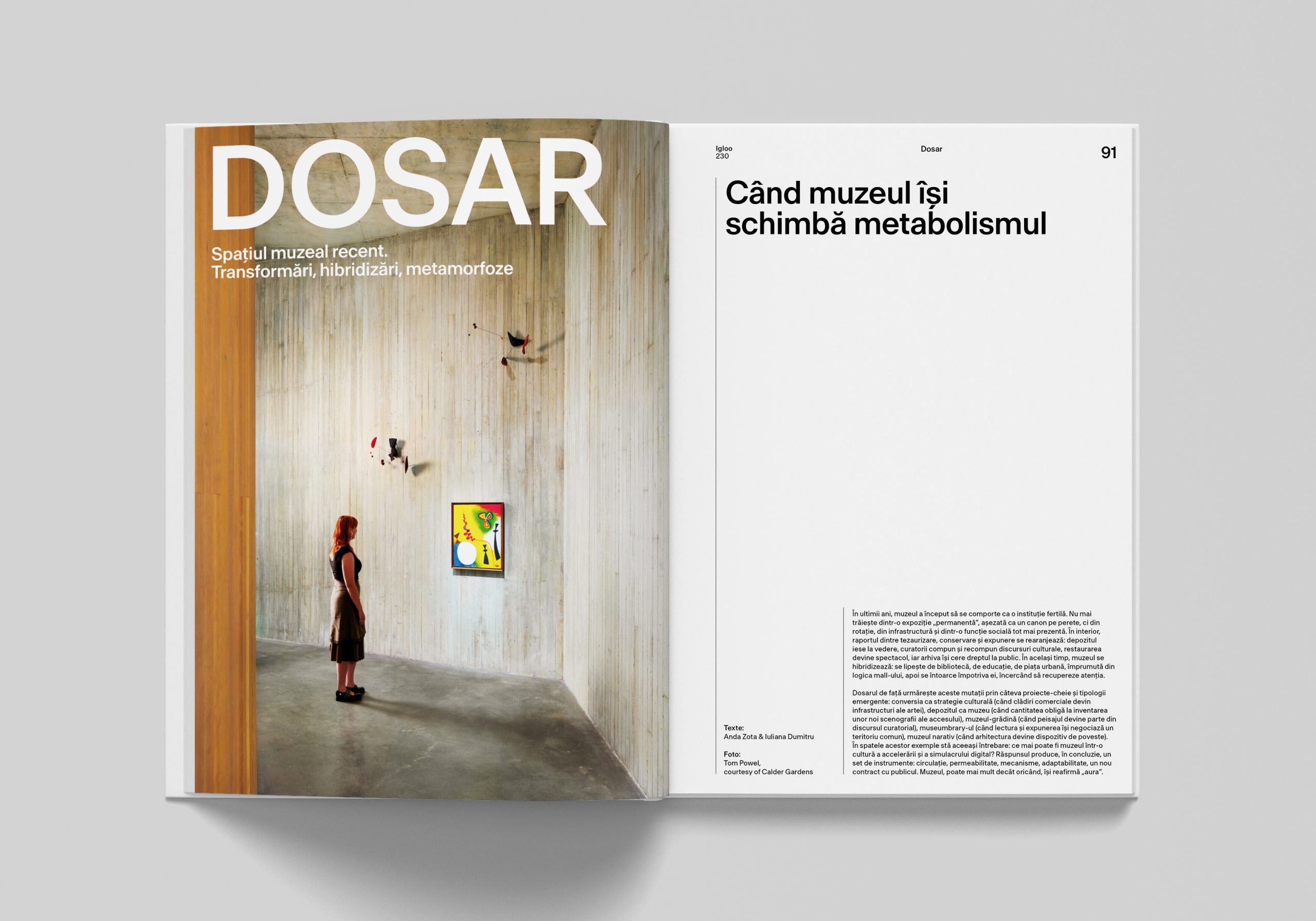igloo 230 / Spatiul muzeal recent / februarie 2026– martie 2026