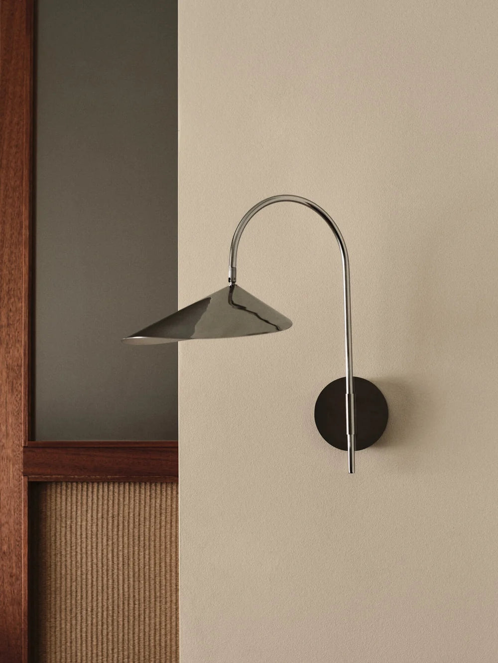 Arum Swivel Wall Lamp - Hardwired - Stainless Steel
