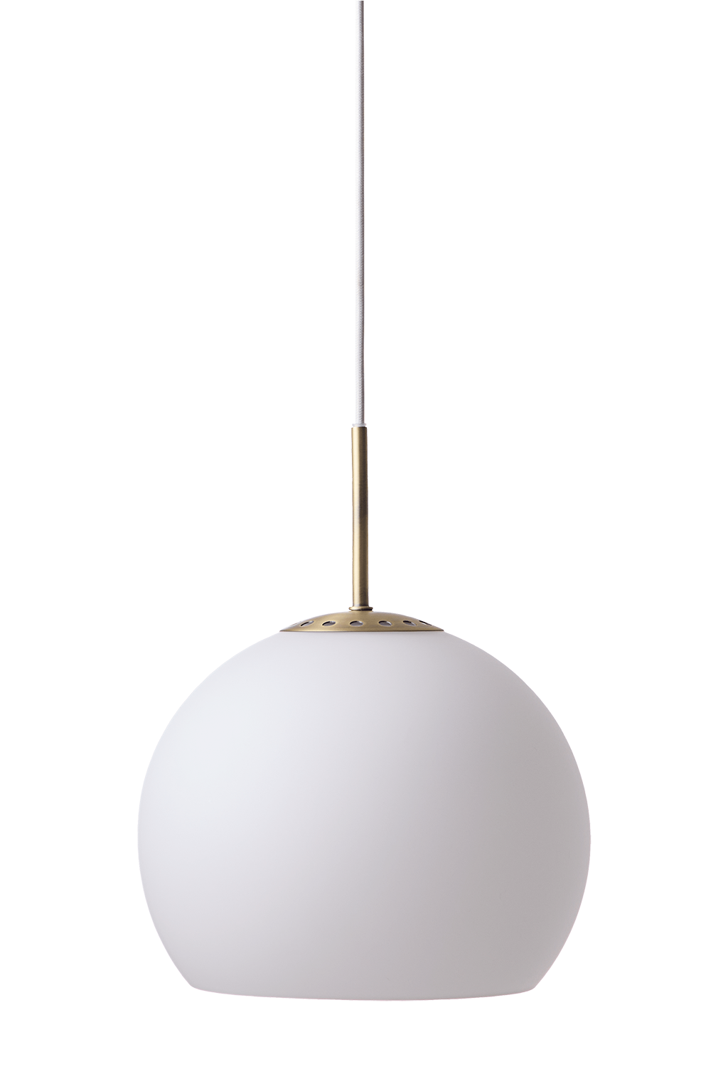 Corp de iluminat suspendat Ball Glass - Opal White