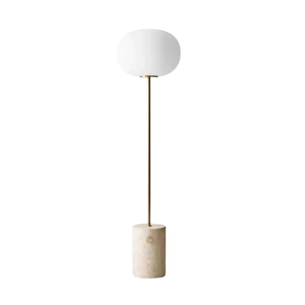 Lampadar JWDA - Travertin | Brushed Brass