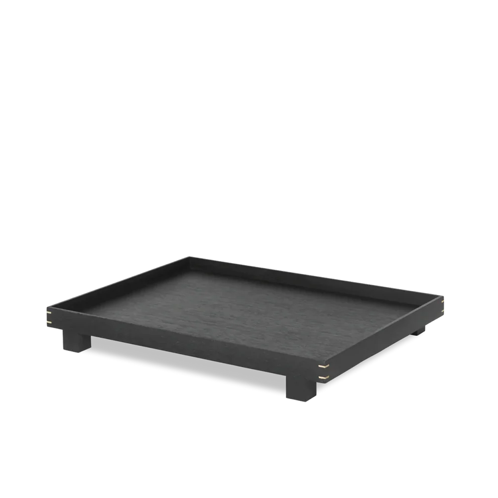 Tavă Bon Wooden - Large - Black Painted Oak