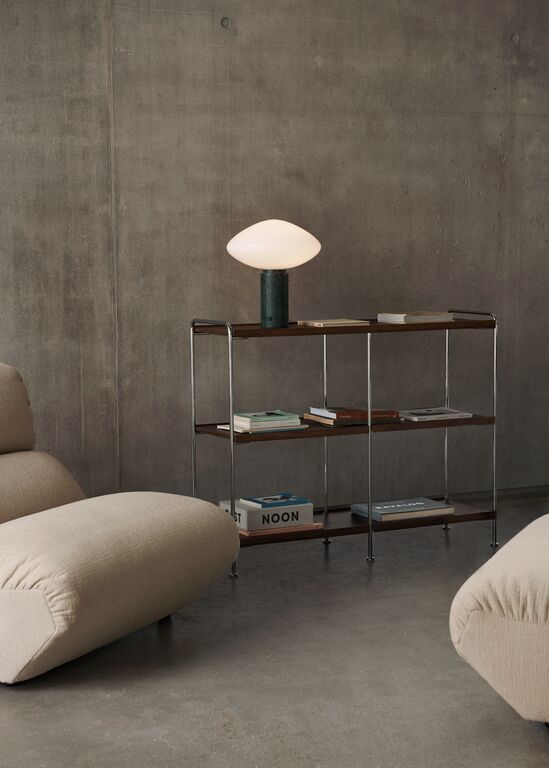 Alima NDS5 Shelving - Lacquered Walnut
