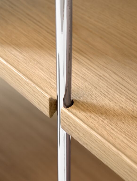 Alima NDS5 Shelving - Lacquered Oak