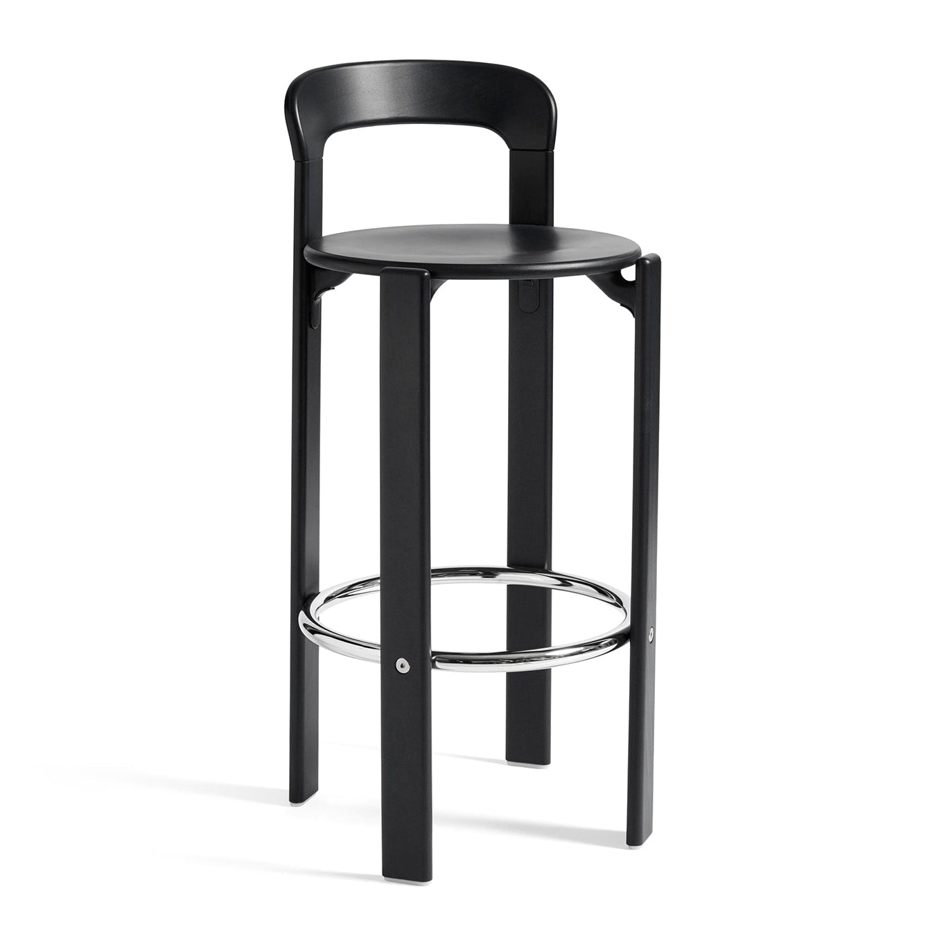 Rey Bar Stool H65 - Deep Black