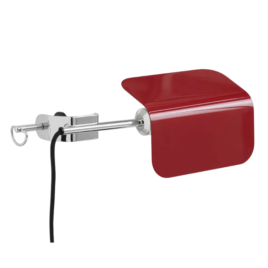 Lampa cu clema Apex - Maroon red