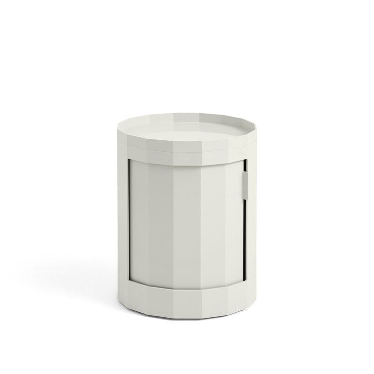 Cabinet Facet 100 cu picioare si roti - Misty Grey