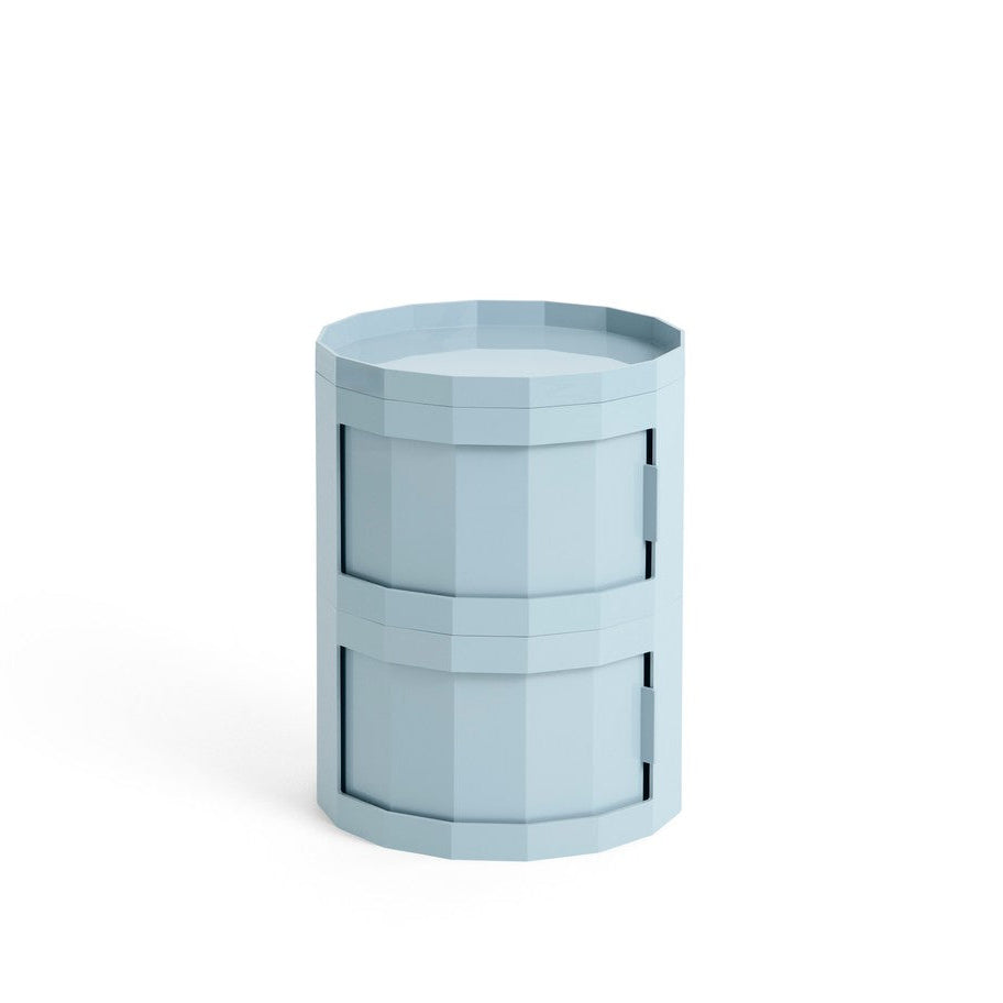 Cabinet Facet 20 cu picioare si roti - Misty Blue
