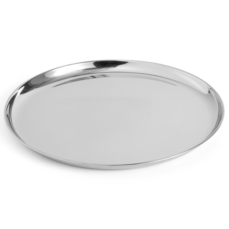 Essential Steel Round Dish - Medium - Stainless steel