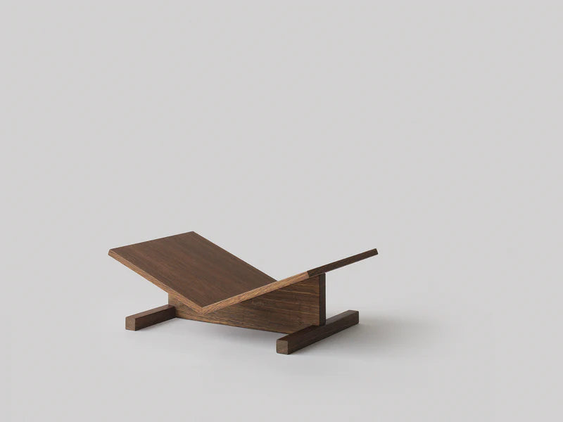Suport pentru carte Page - Smoked Oak