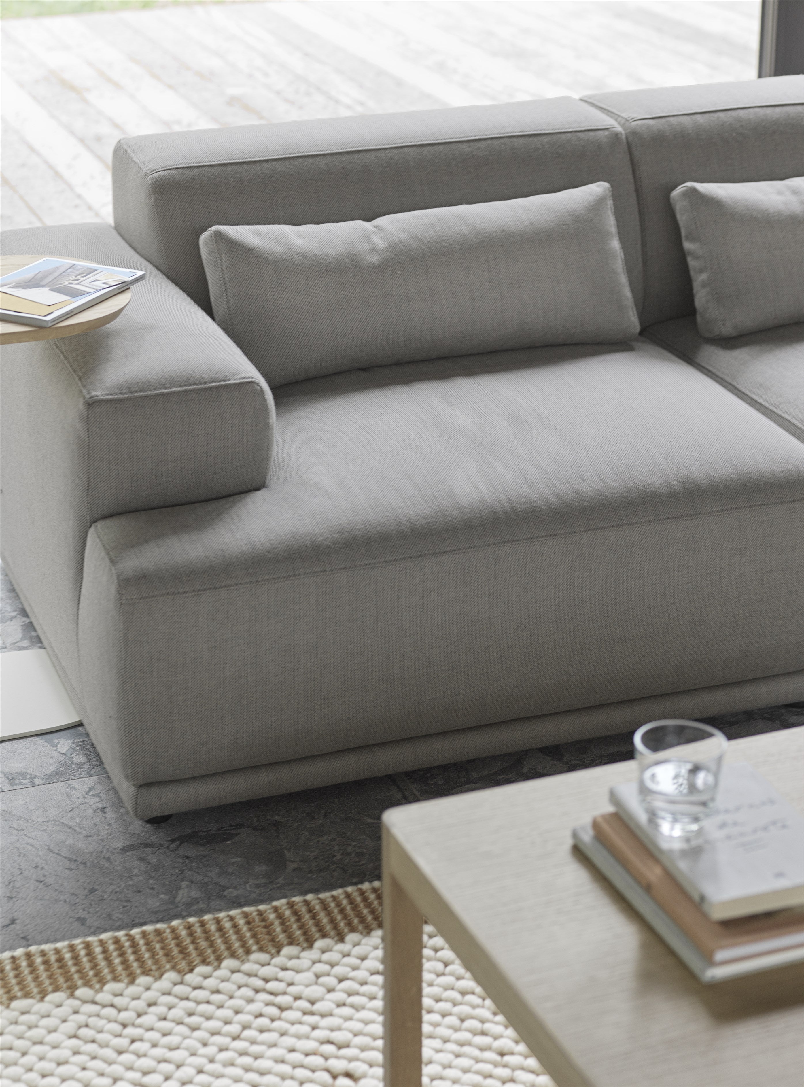 Connect Soft 3-Seater - Configuration 1 - Clay 12