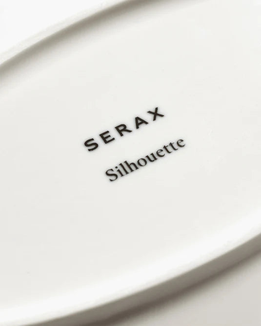 Silhouette Oval Plate L18 cm - Set of 4
