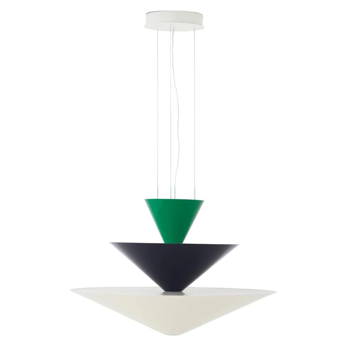 Corp de iluminat Gio LN15 Ø 92 Signal Green , Deep Blue & Ecru White