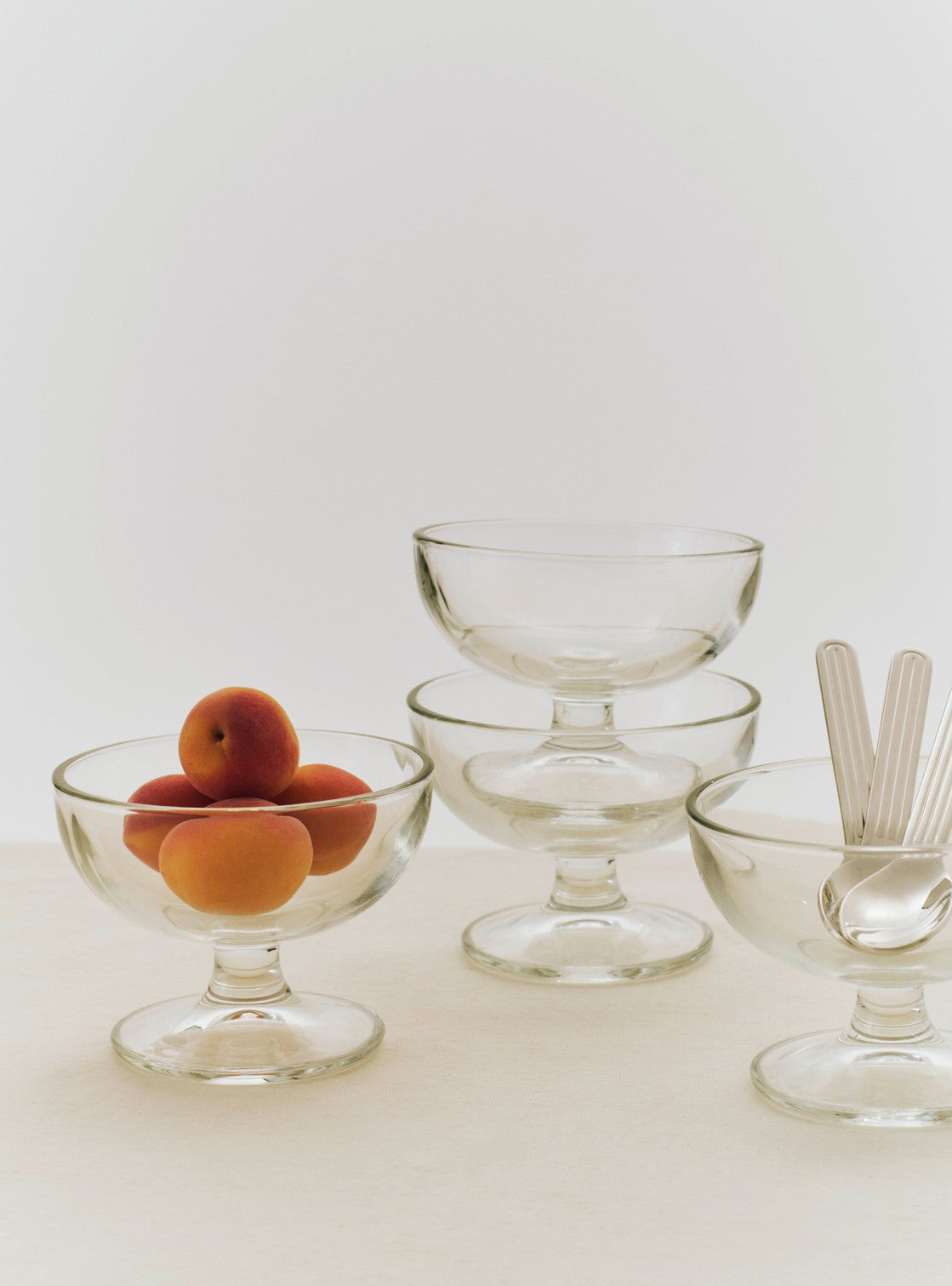 Bol Glass Dessert - Ø10,5 - Clear - Set de 4