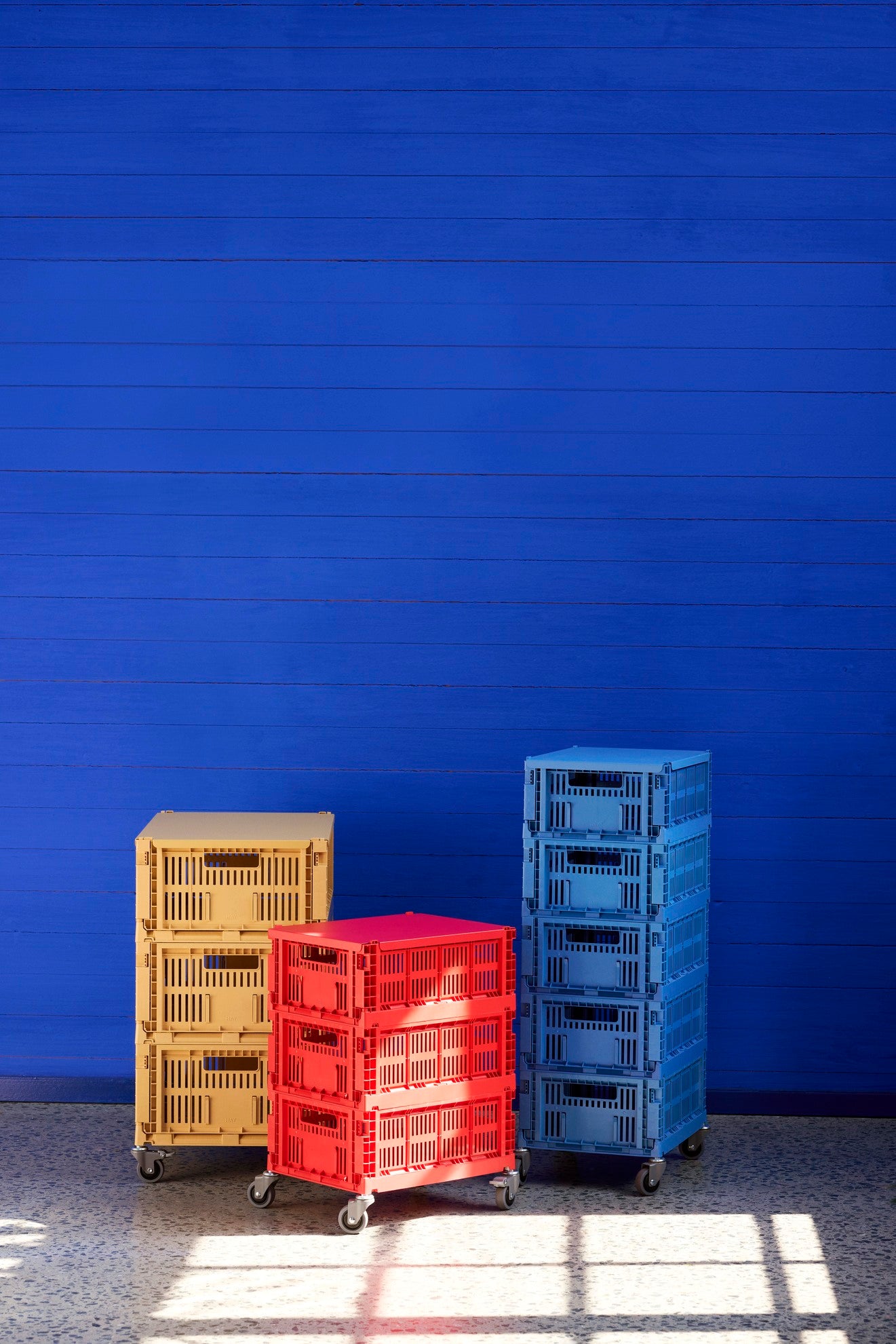 Capac metalic pentru Lădiță Colour Crate M - Red