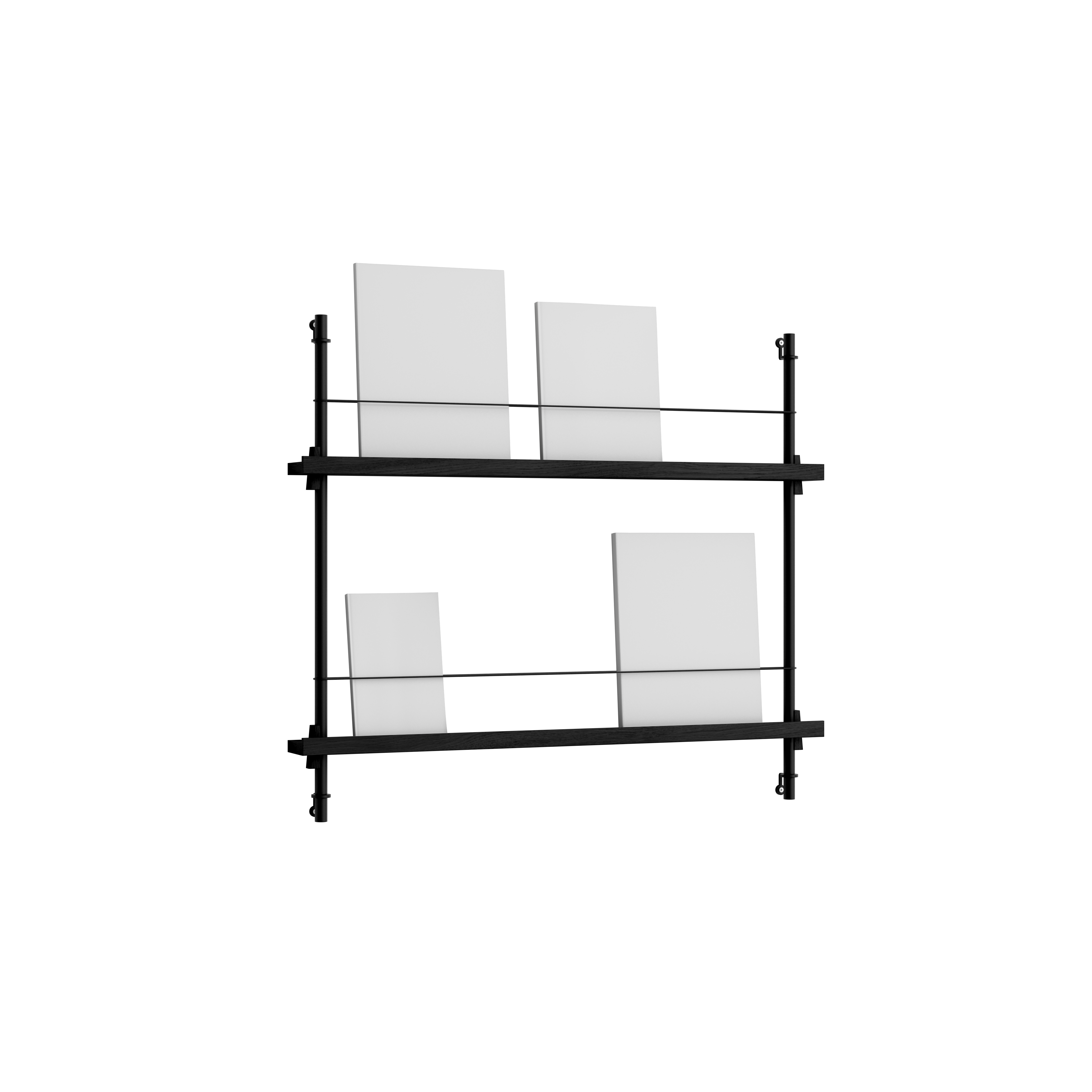 Magazine Shelving – Black - MS.65.1