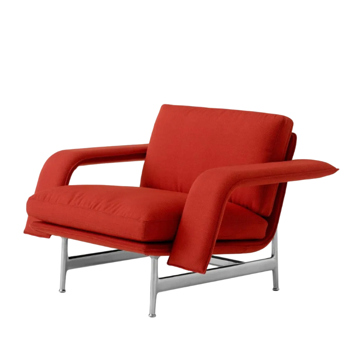 Meantime AV29 Lounge Chair - Polished Aluminium legs