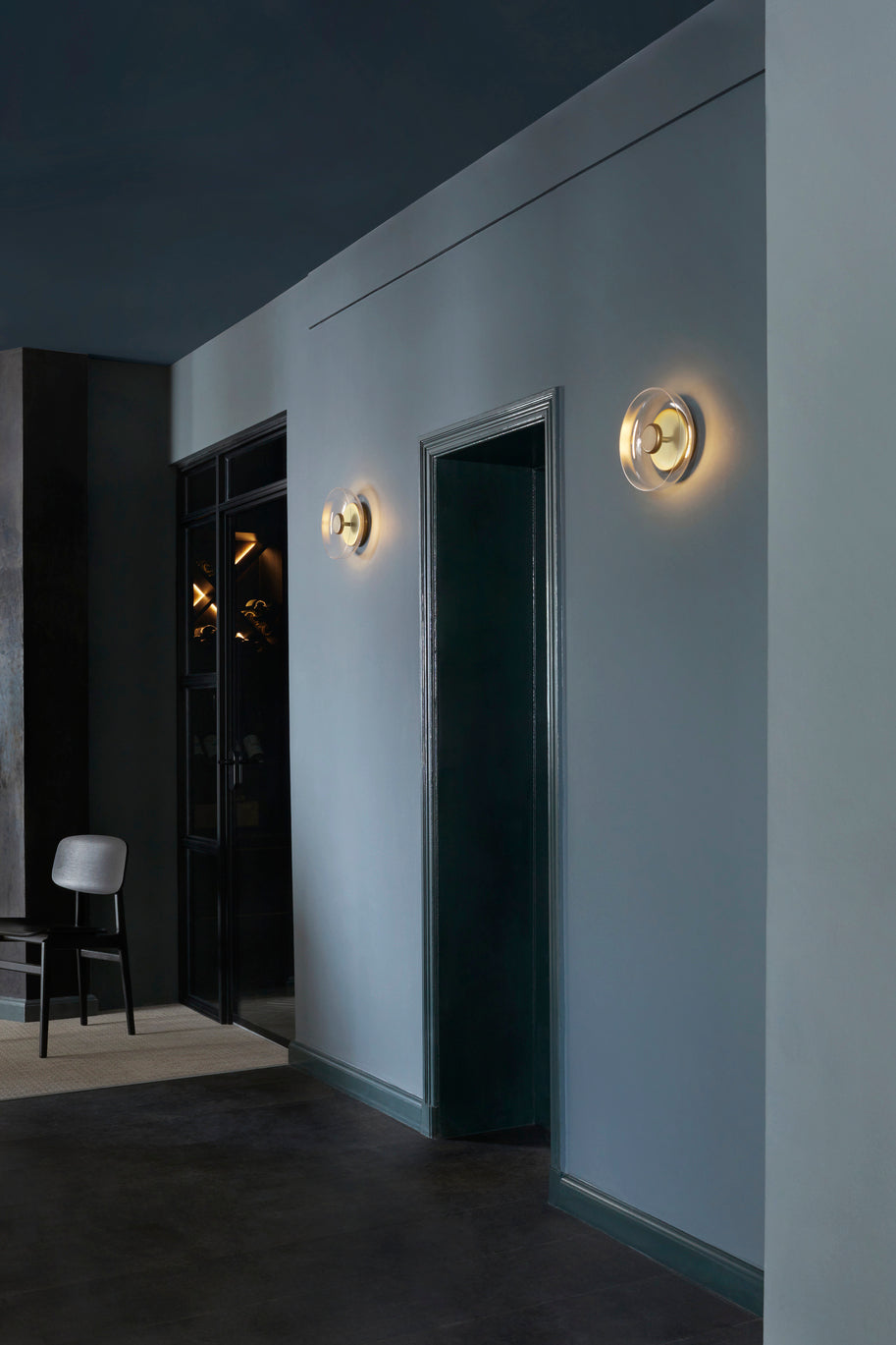 Blossi Wall / Ceiling Lamp - Nordic Gold / Clear