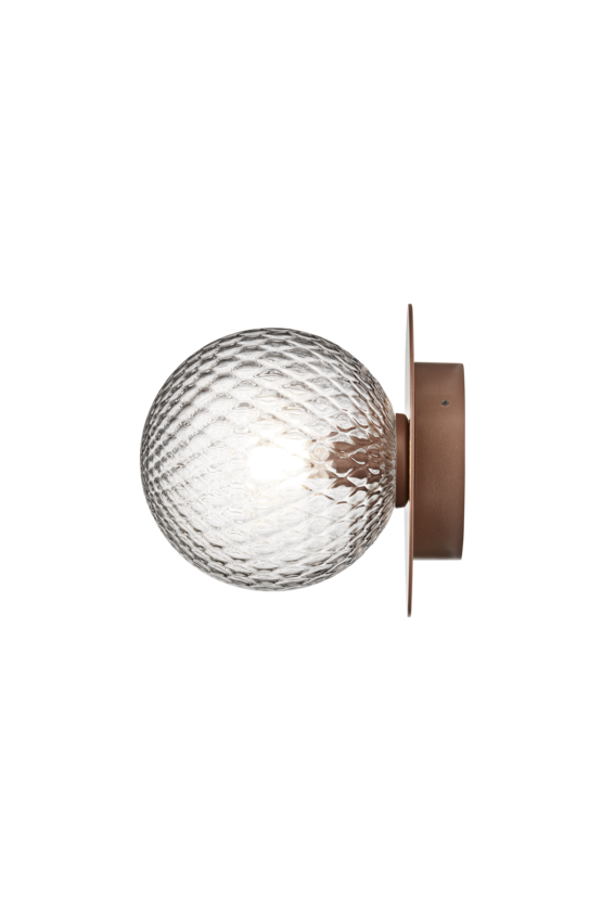 Aplica / Plafoniera de Exterior Liila 1 - Dark Bronze - Optic Clear