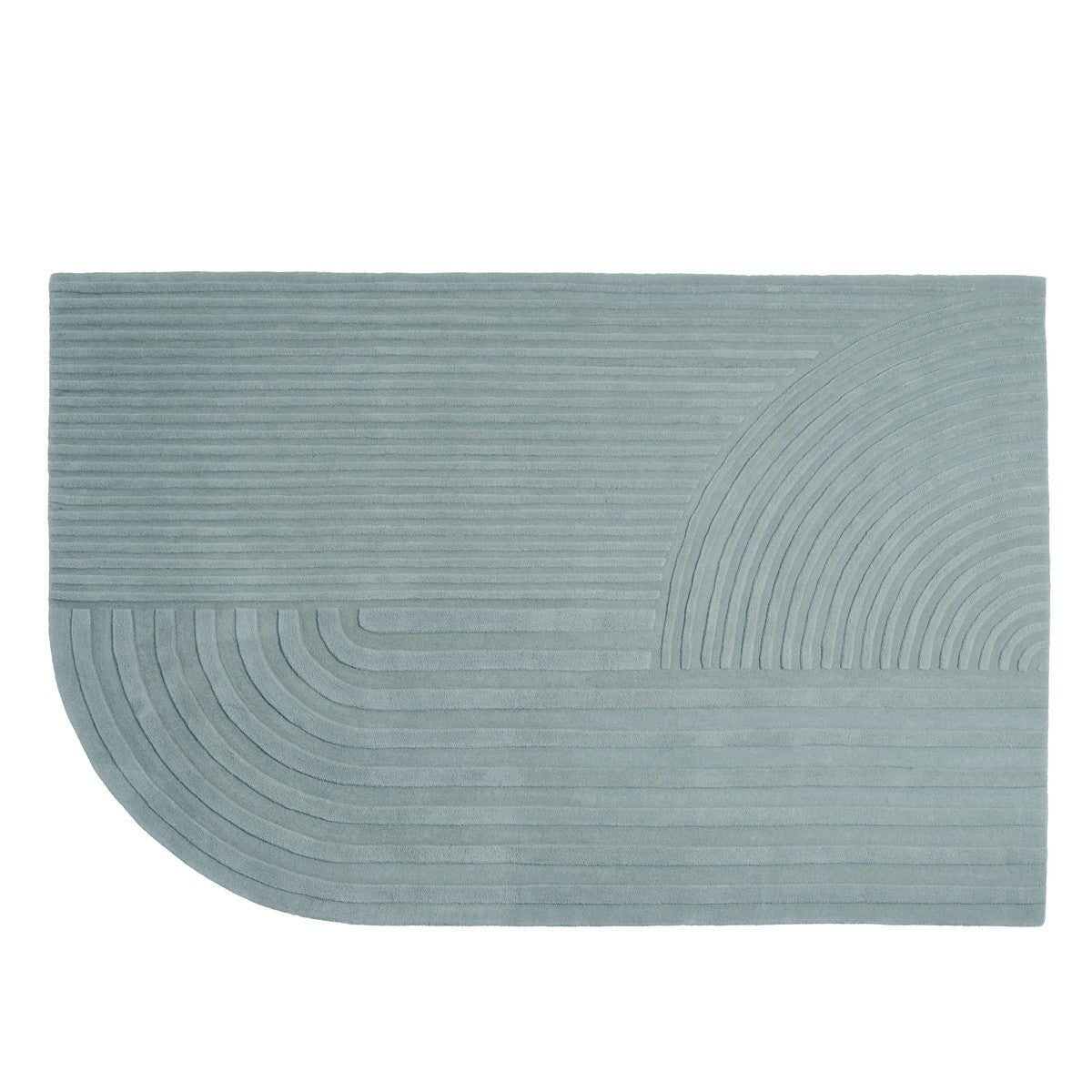 Covor Relevo - Sage Green