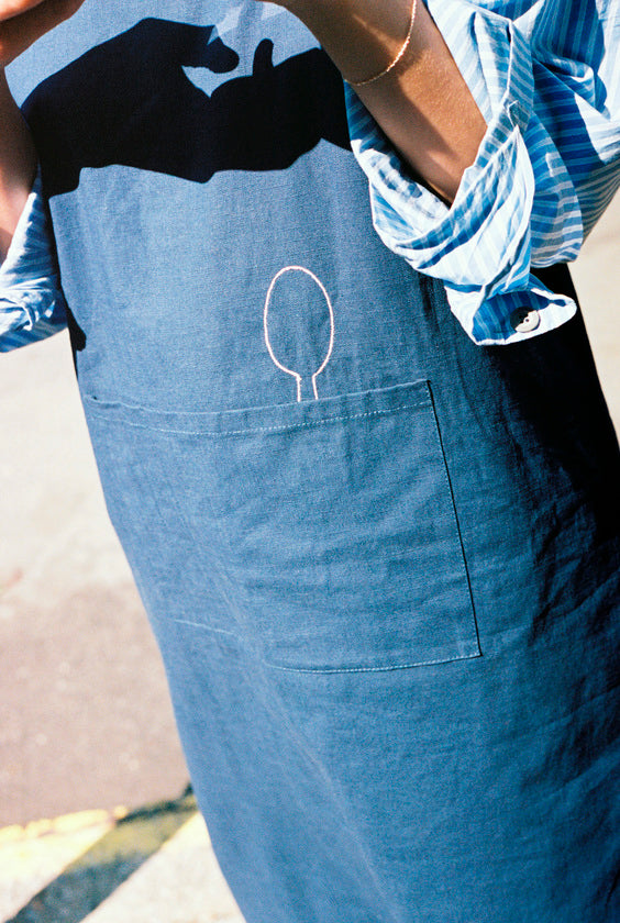 Sobremesa Apron - Dark Blue