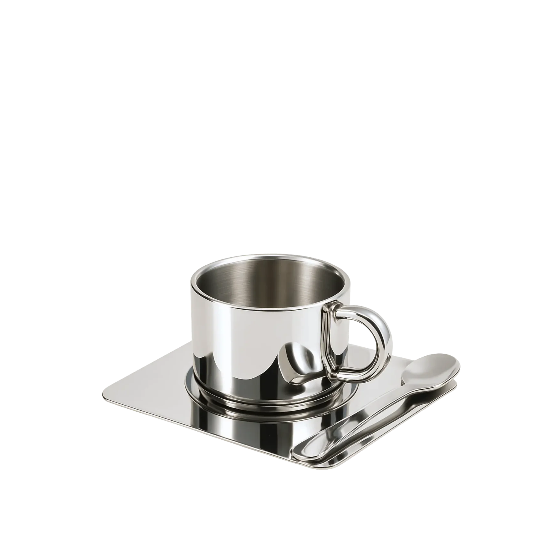 Ceasca pentru cafea din otel inoxidabil - set