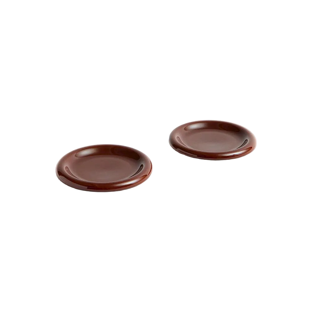 Farfurie Barro - set de 2 - Burgundy