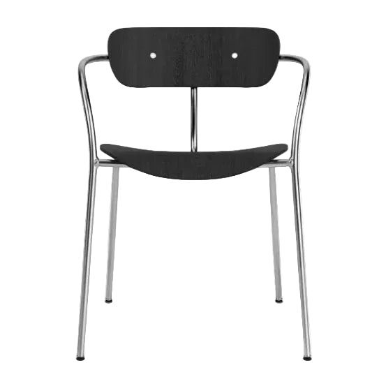Scaun Pavilion AV2 - Black Lacquered Oak