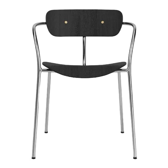 Scaun Pavilion AV2 - Black Lacquered Oak