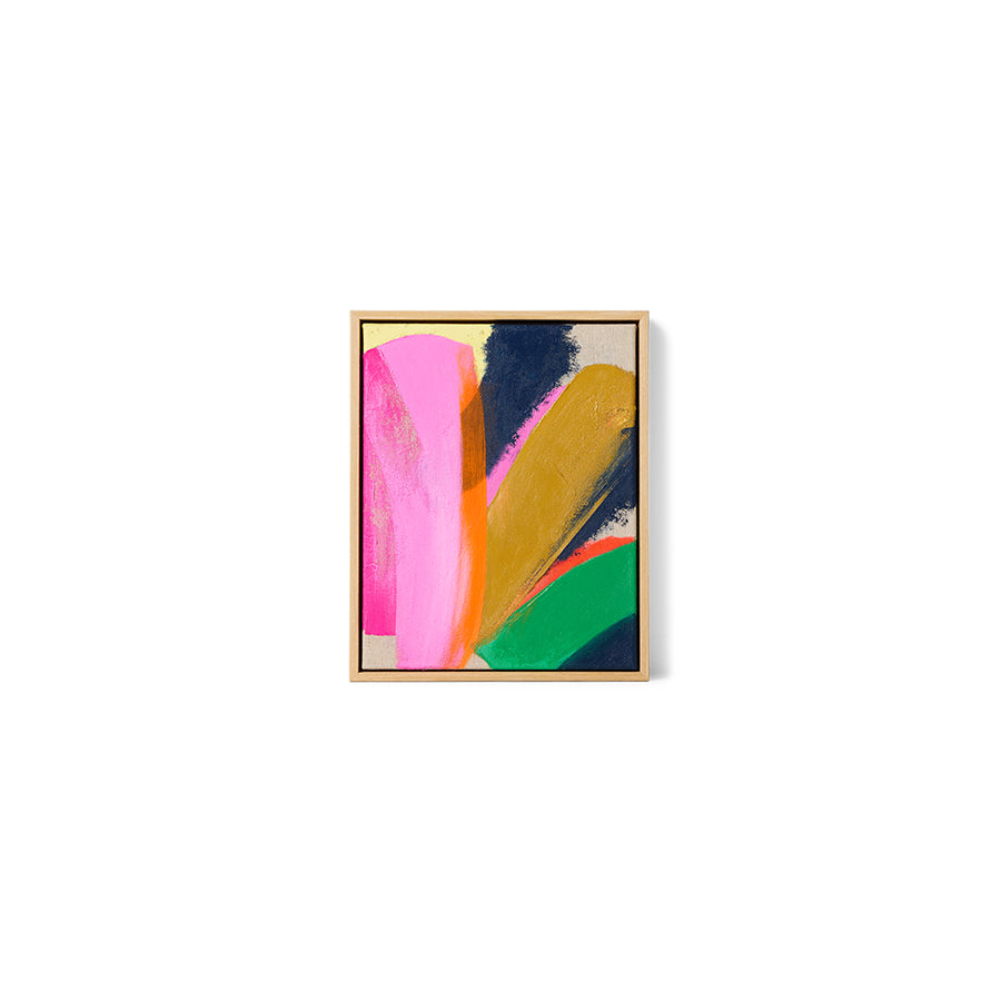 Framed artwork, Bright Lights, 25x31cm