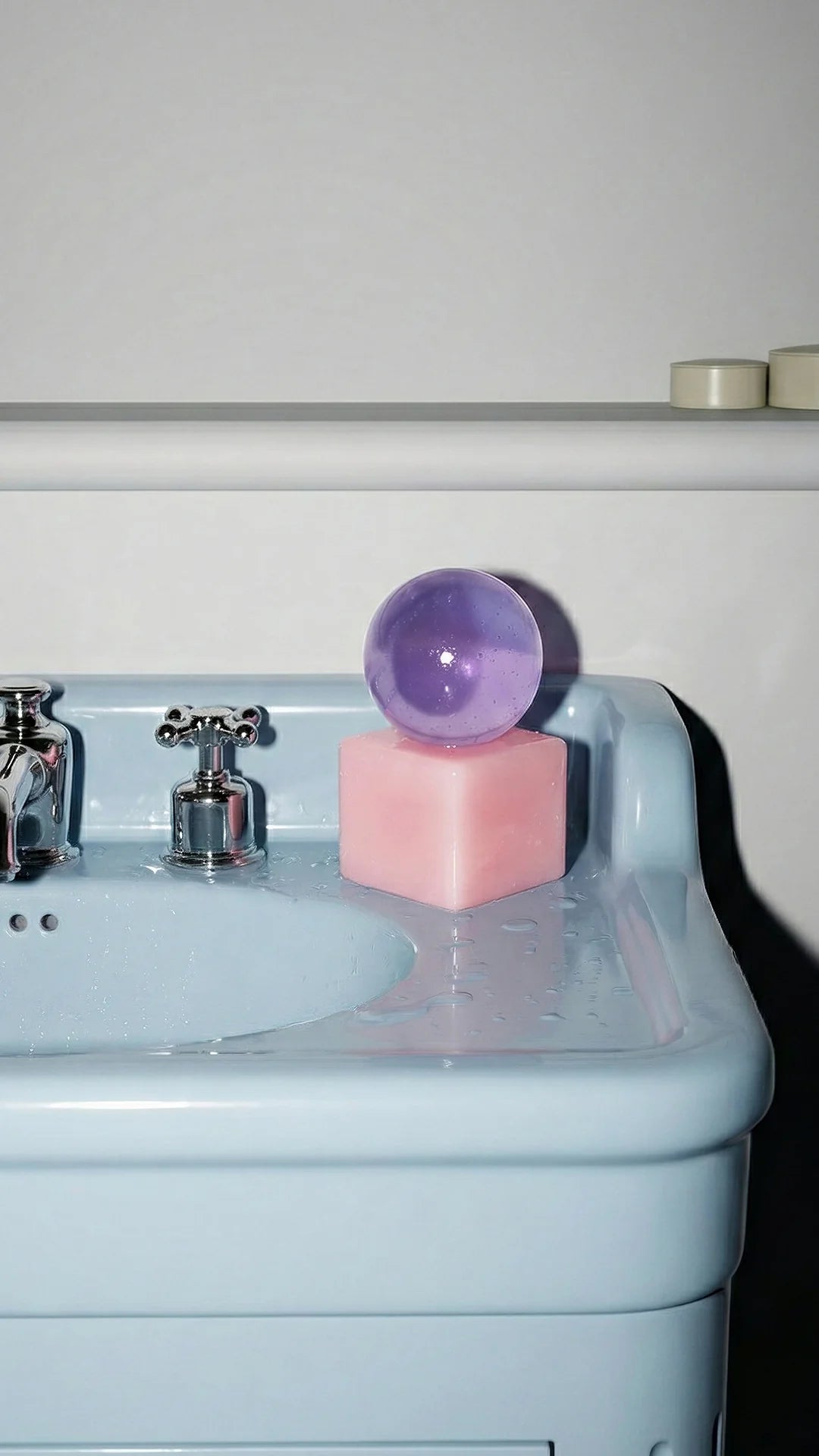 Soap dish with soap OBA - Rosevale