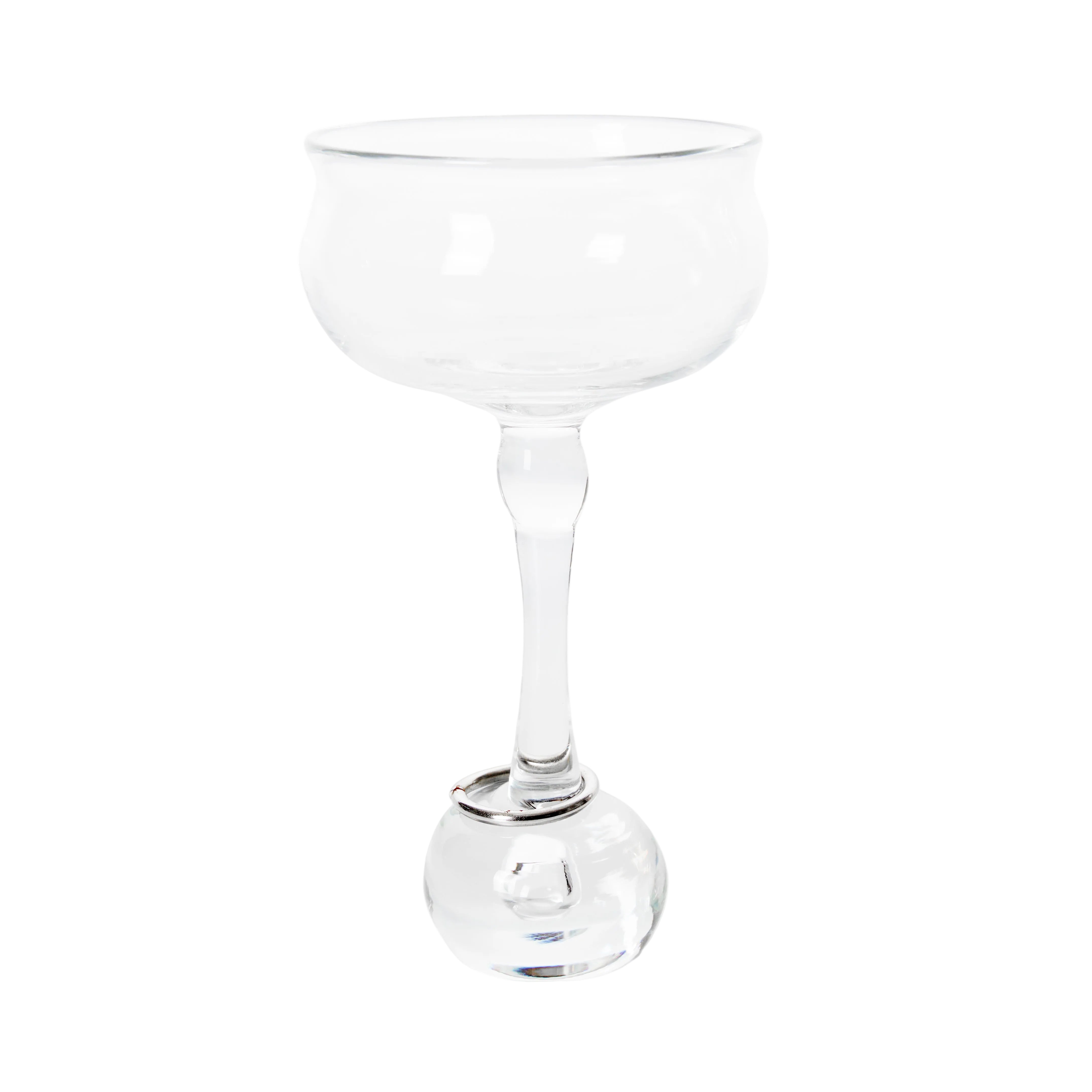 EDEN Tall glass with ring - set of 2