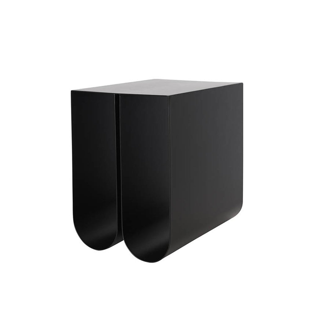 Măsuță Curved - negru