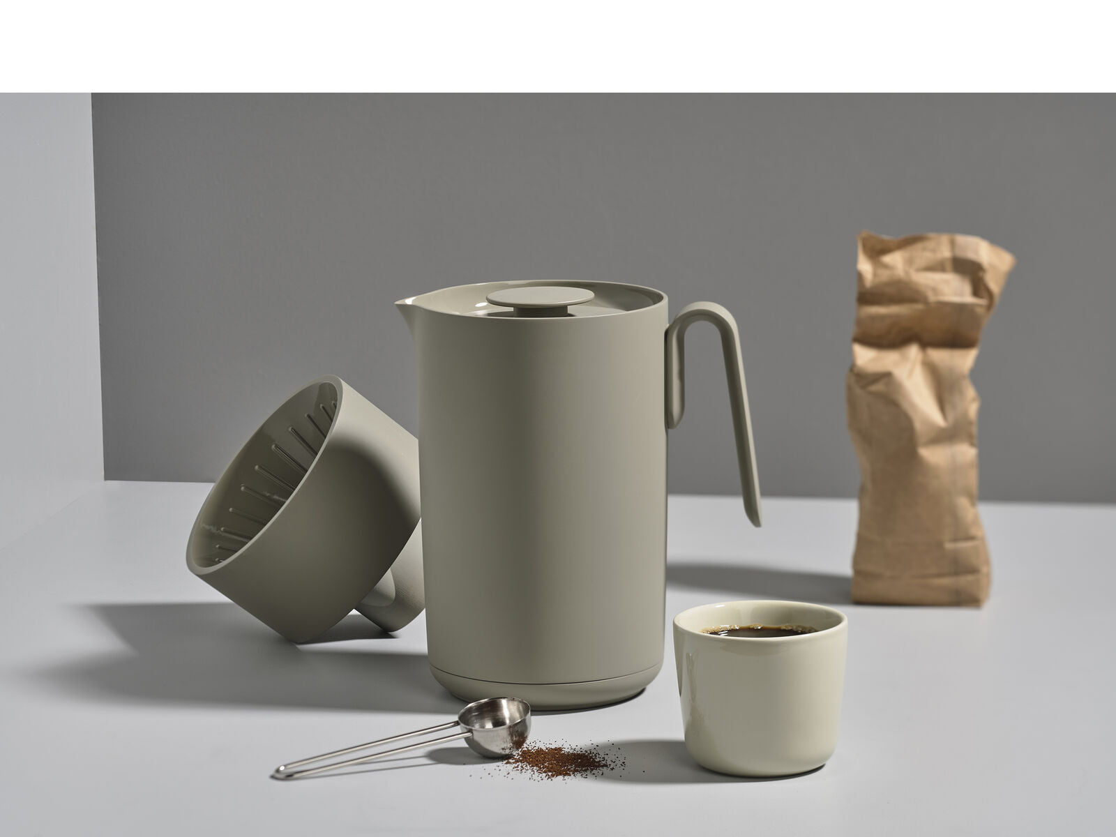 Filtru de cafea Singles - Gri închis