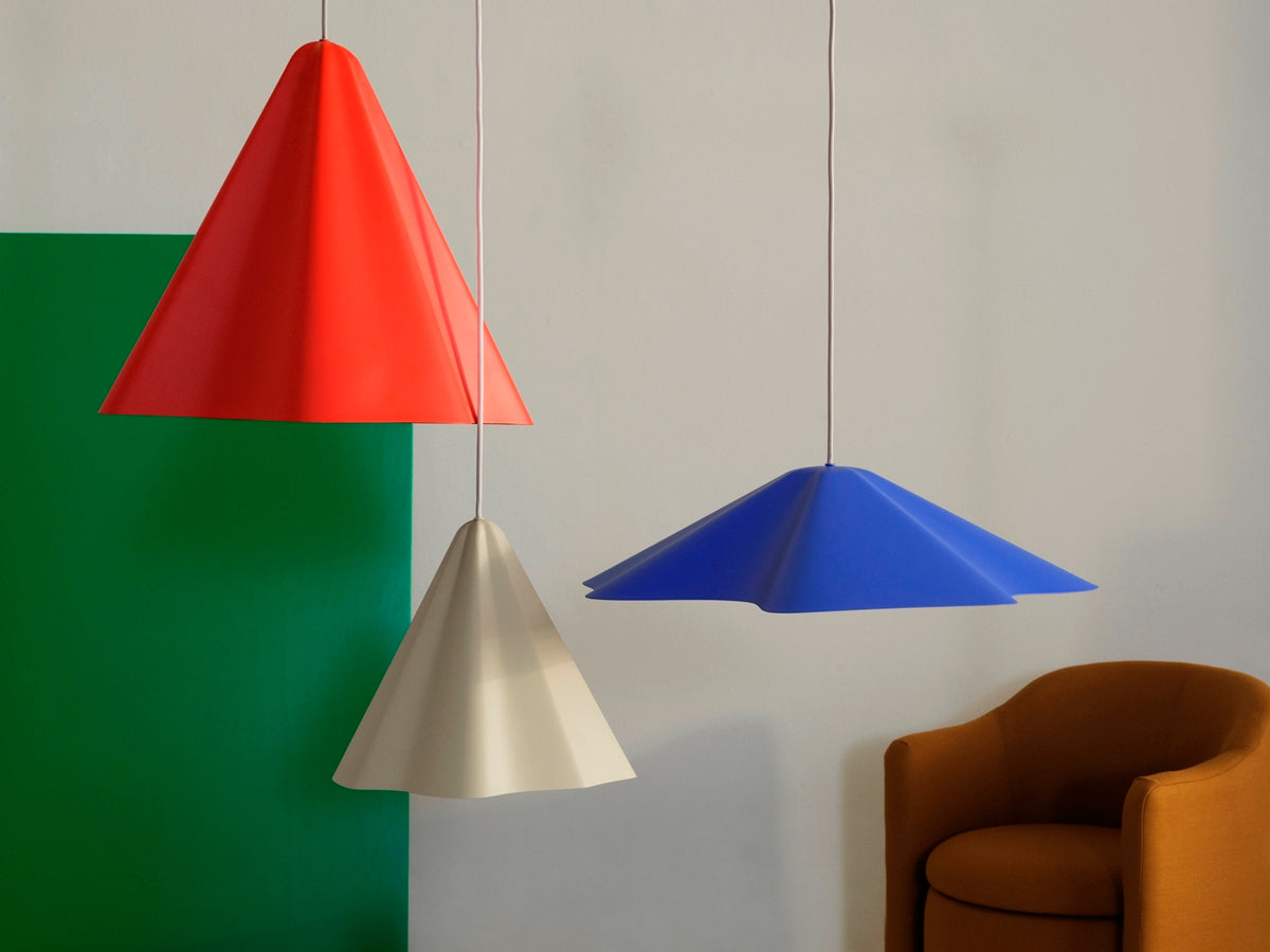 Pendant Lamp Skirt Iron - Baja Blue