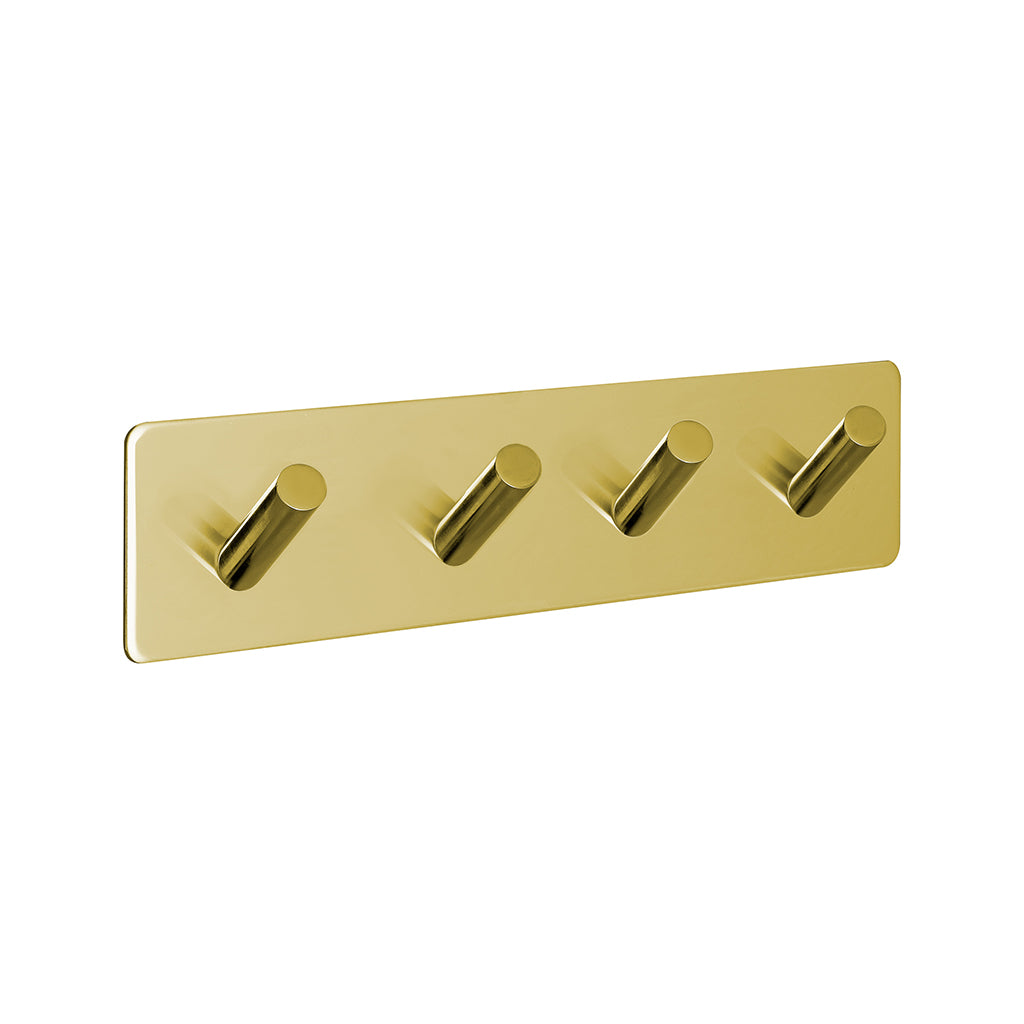 Base 200 - 4 Hook - Brass