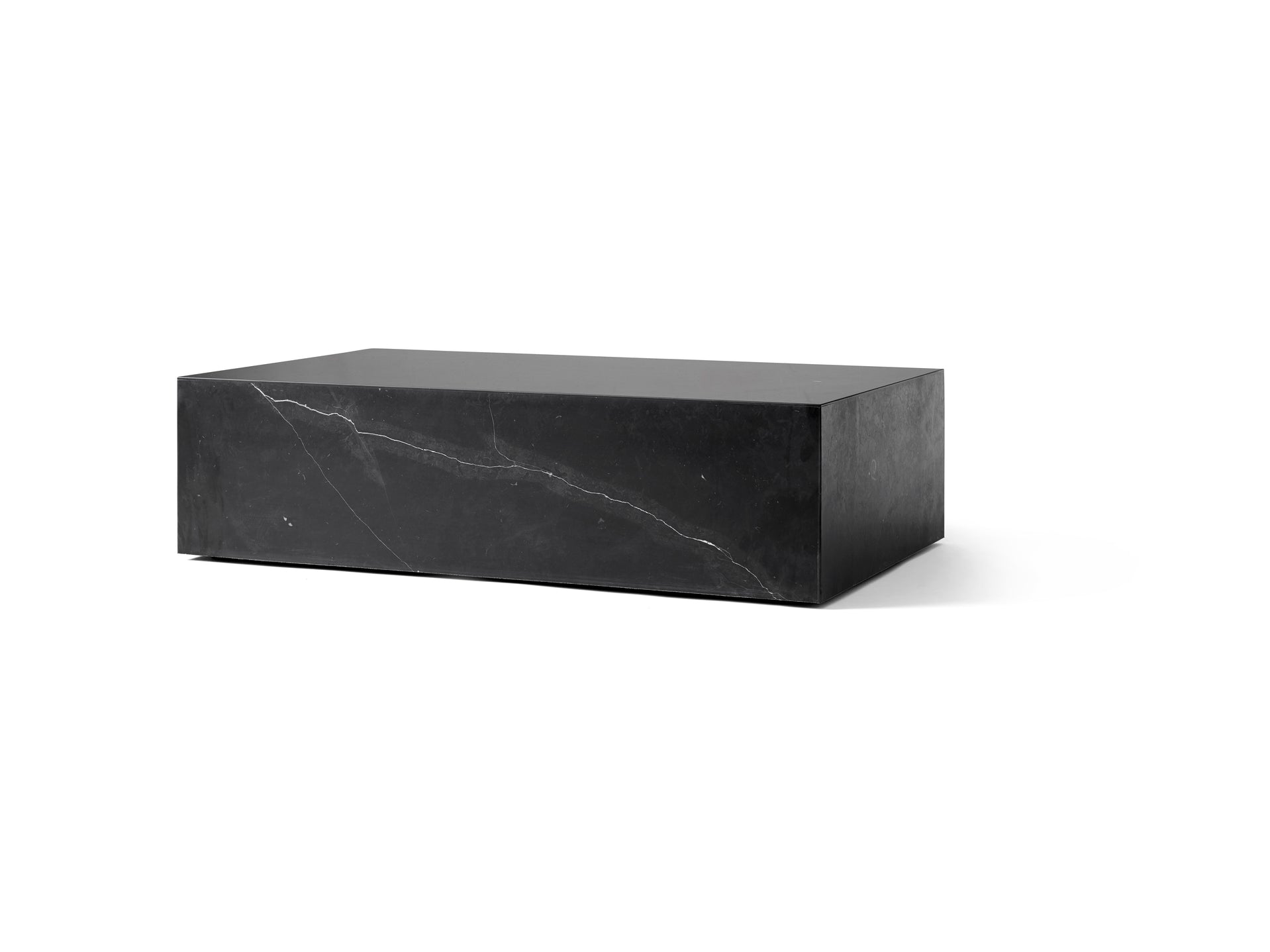Plinth Low - Black marble marquina