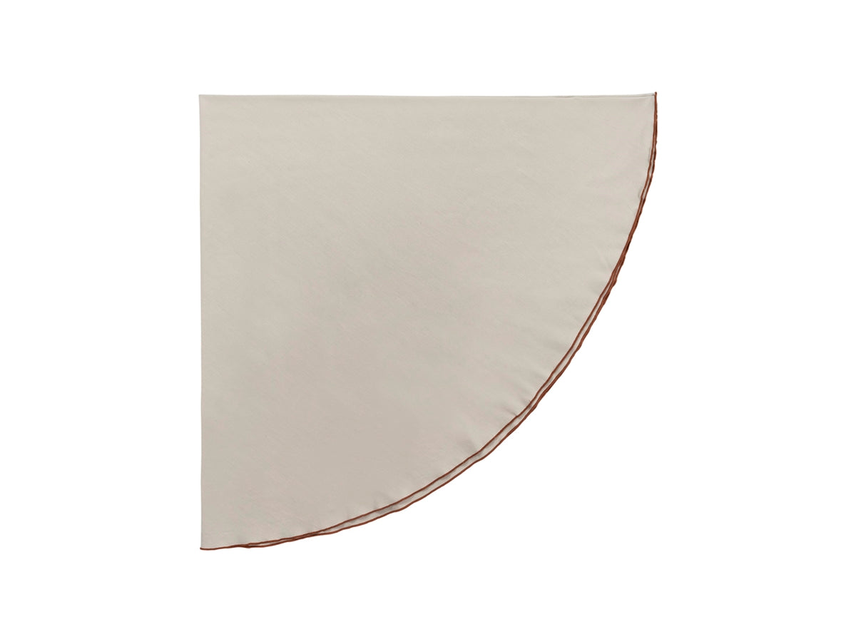 Wilhelmina Tablecloth Ø200 cm - Light Warm Grey