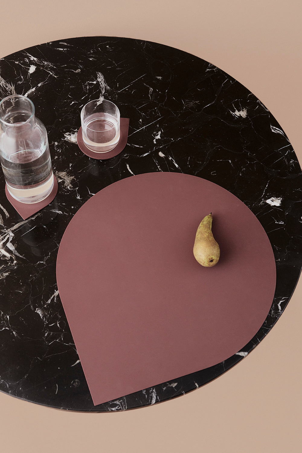 Stilla Coasters, Bordeaux - Set of 4