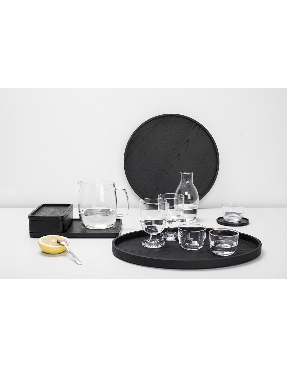 Pahar Passe Partout cu picior jos - Set de 4