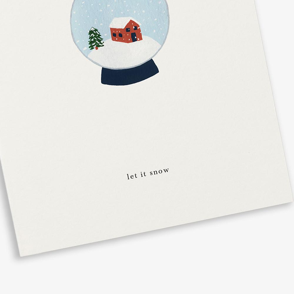 Felicitare - Snowglobe