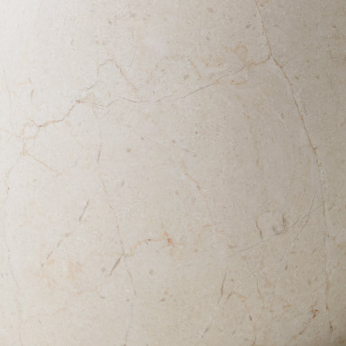 Lato Side Table LN9 Oval - Ivory White & Crema Diva Marble