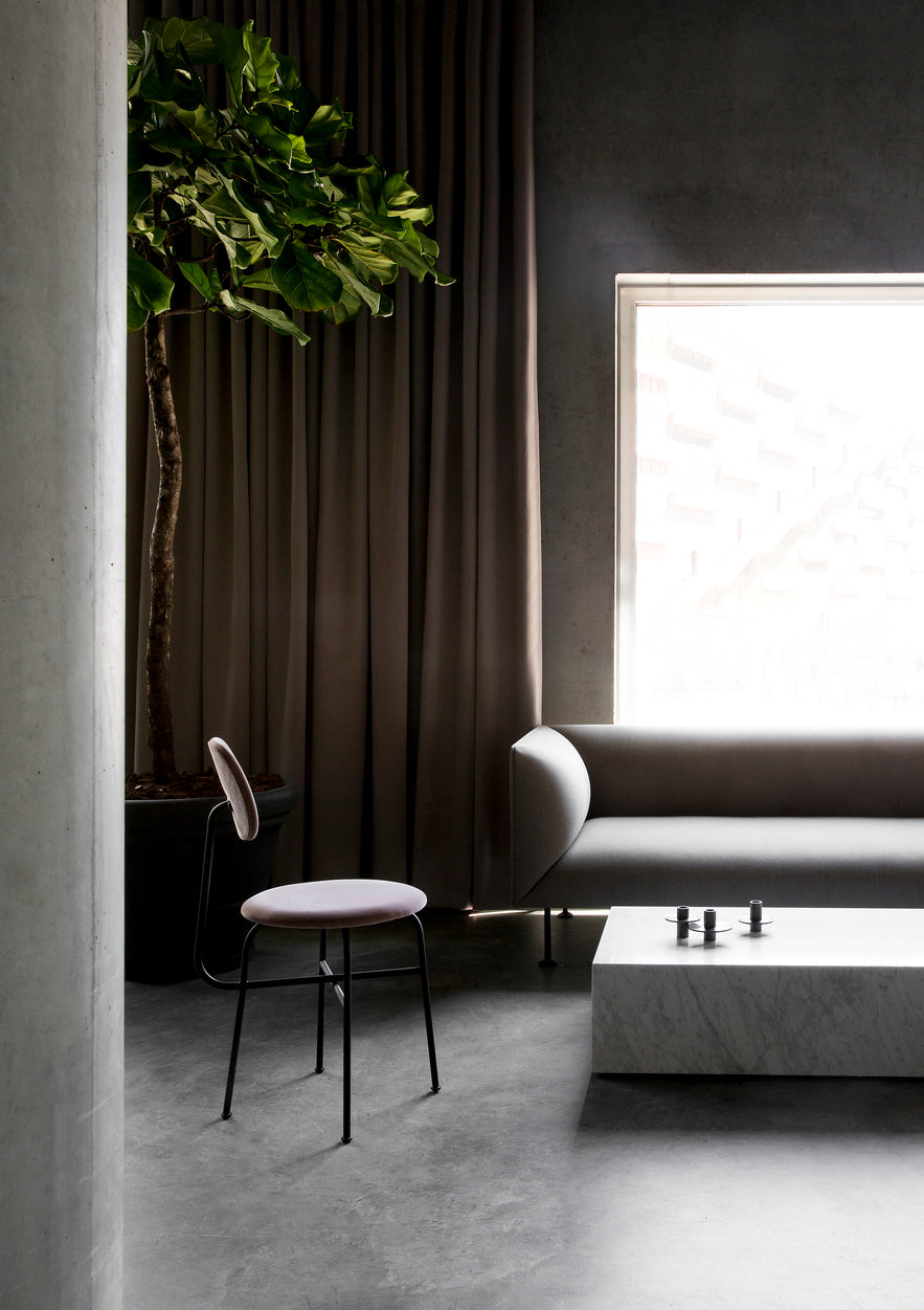 Plinth Low - White marble carrara