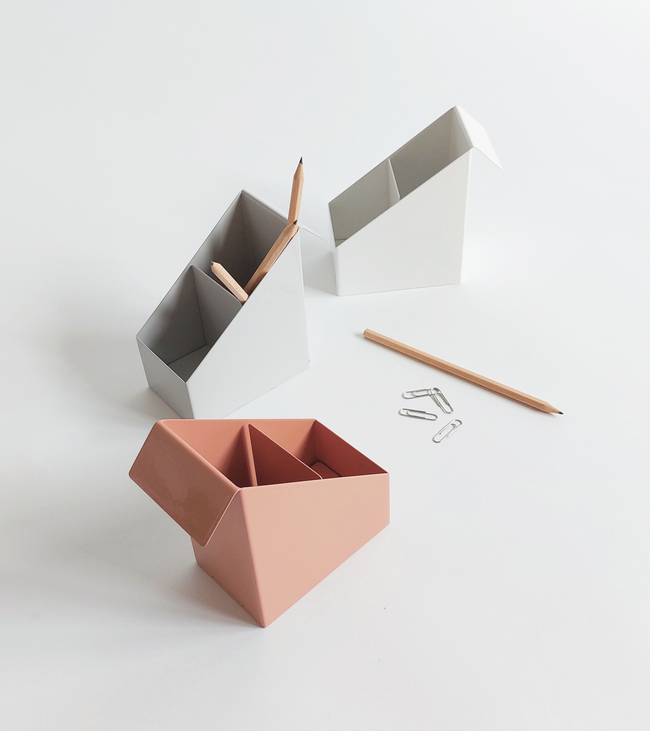 Pen Holder - Light grey