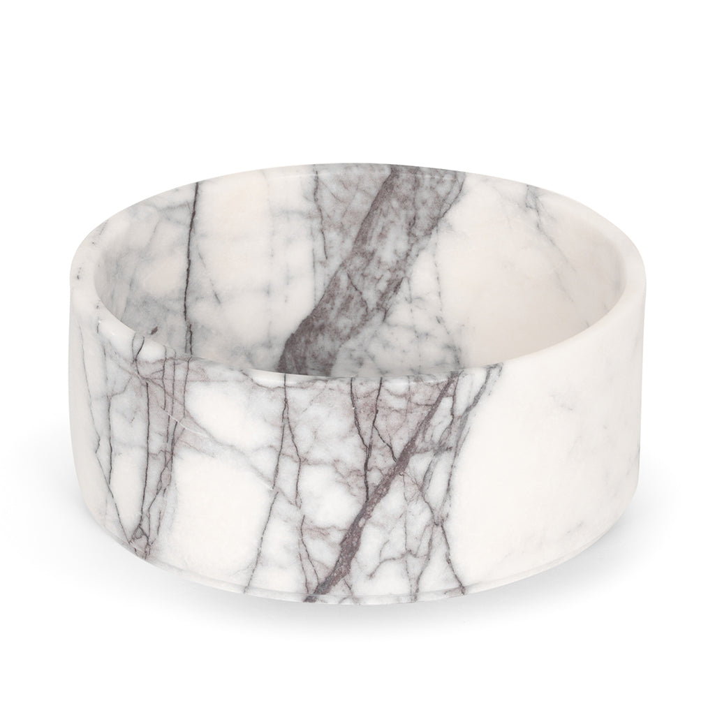White Marble Fruit Bowl