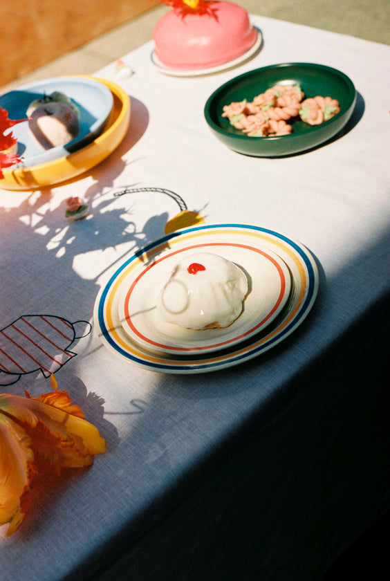 Sobremesa Plate 18,5 - Set of 2 - Red