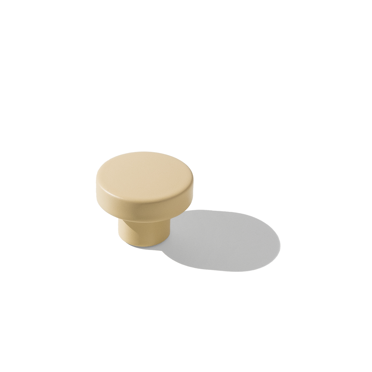 Knob Circular Creme