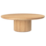 Moon Coffee Table Round - Solid Oak Oiled