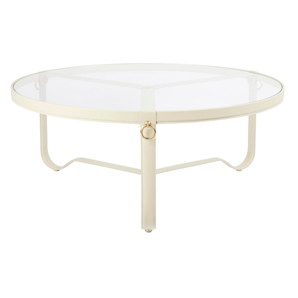 Masă De Cafea Adnet - Cream Leather