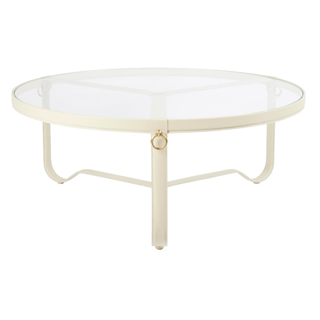 Masă De Cafea Adnet - Cream Leather