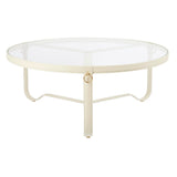 Masă De Cafea Adnet - Cream Leather